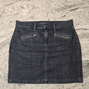 Banana Republic Blue Mini Pencil Skirt Casual